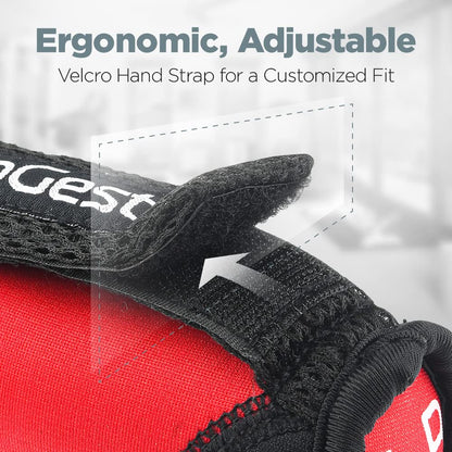 LoGest Soft Hand Weights with Adjustable Straps - Comes in 1LB Weights 2LB or 3LB 4LB - Comfortable Secure Weighted Neoprene Dumbbells with Straps for Walking Running Cardio Workout Physical Therapy