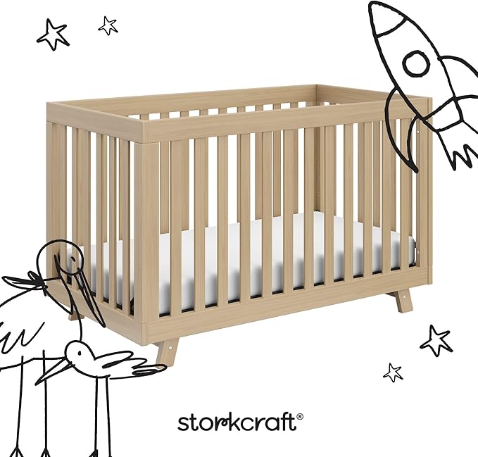 Storkcraft Beckett 3-in-1 Convertible Crib – GREENGUARD Gold Certified