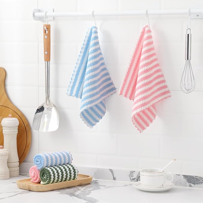 Homaxy 18 Pack Kitchen Dish Cloths, Ultra Soft and Absorbent Dish Towels