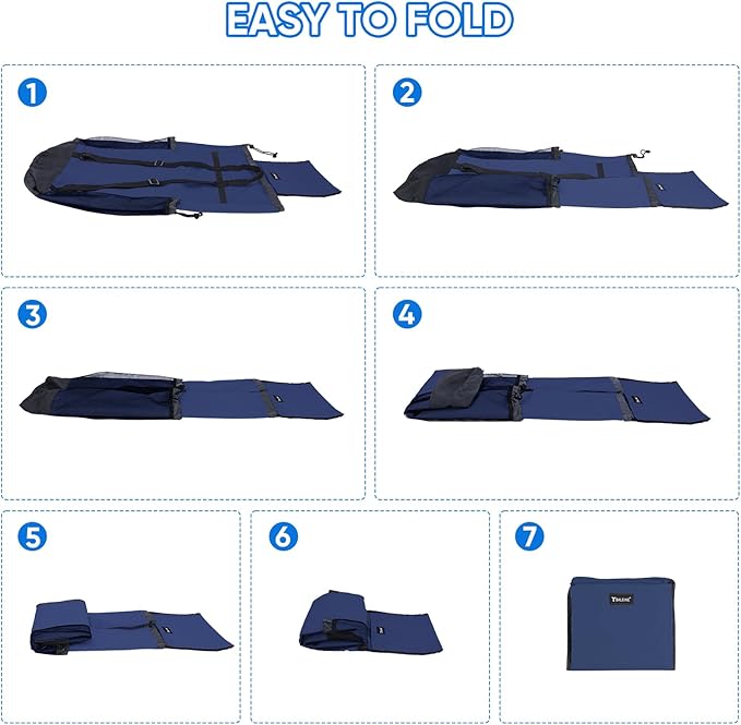 BALEINE 150L Laundry Bag Backpack, 900D Oxford Fabric Large Travel Laundry Bags