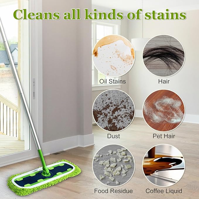 XL Mop Pads Compatible with Swiffer XL Sweeper, X-Large Dry Sweeping Cloths
