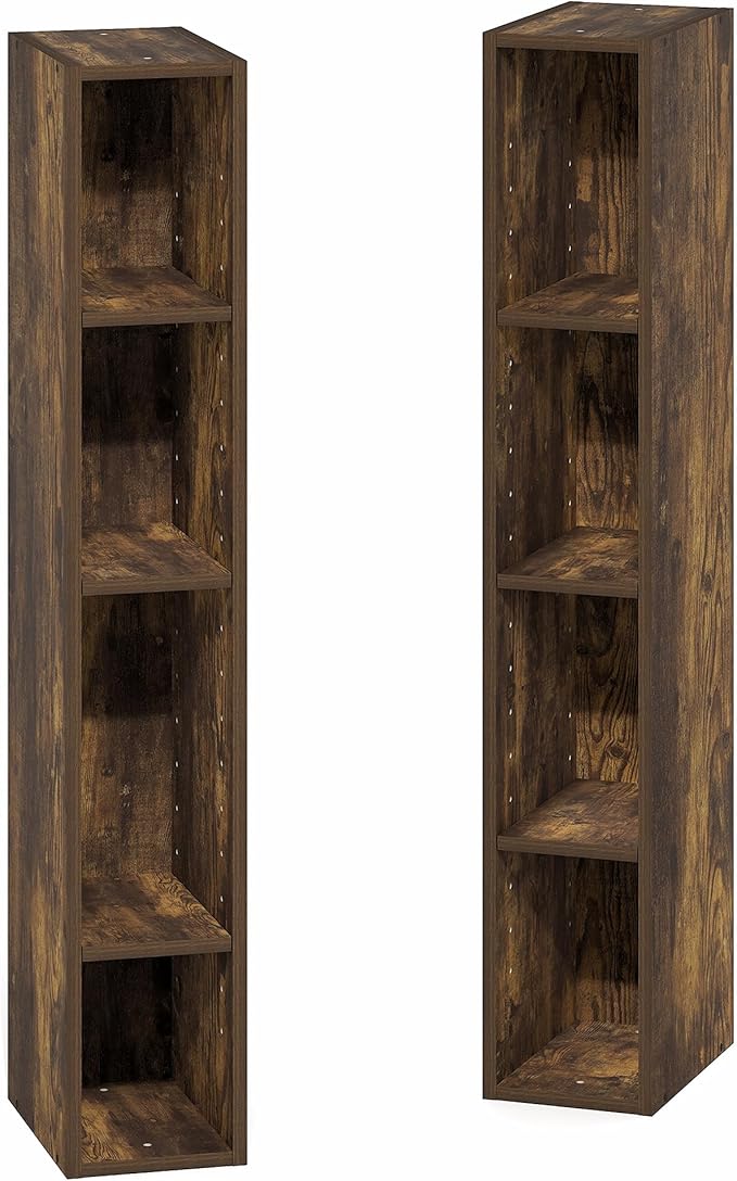 Furinno Fulda Book Shelf, 8-Tier Bookshelf, Bookcase