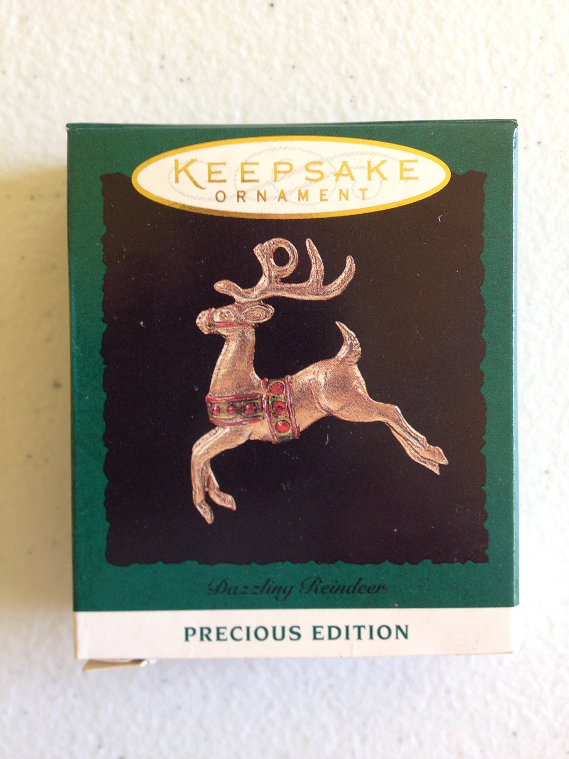 Hallmark Keepsake Ornament "Dazzling Reindeer" 1994 Precious Edition (QXM402-6)