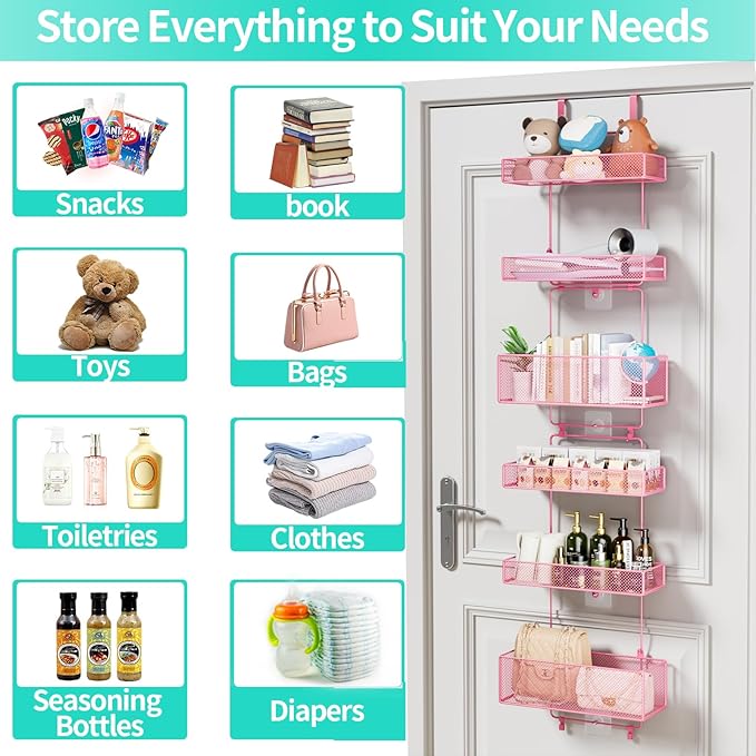 HapiRm Over Door Organizer Storage
