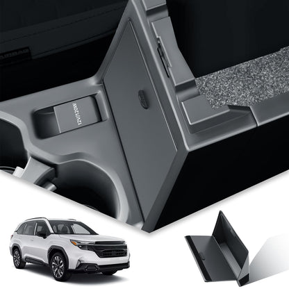 BIBIBO for 2025 2026 Subaru Forester Center Console Organizer for 2025 2026 Subaru Forester/2026 Forester Wilderness Armrest Hidden Storage Box Secret Compartment Insert Tray Forester Privacy Space