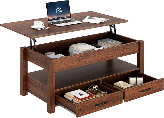 Rolanstar Coffee Table, Lift Top Coffee Table