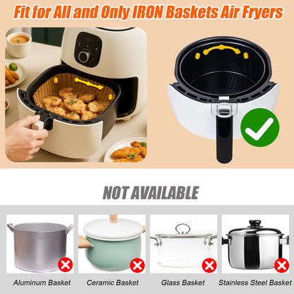 12PCS Air Fryer Magnets Silicone Buckle for Parchment Paper Liners, High-Temp Resistant Air Fryer Accessories, Prevent Burning, Safely Lock Paper from Heating Element or Covering Food (Red)