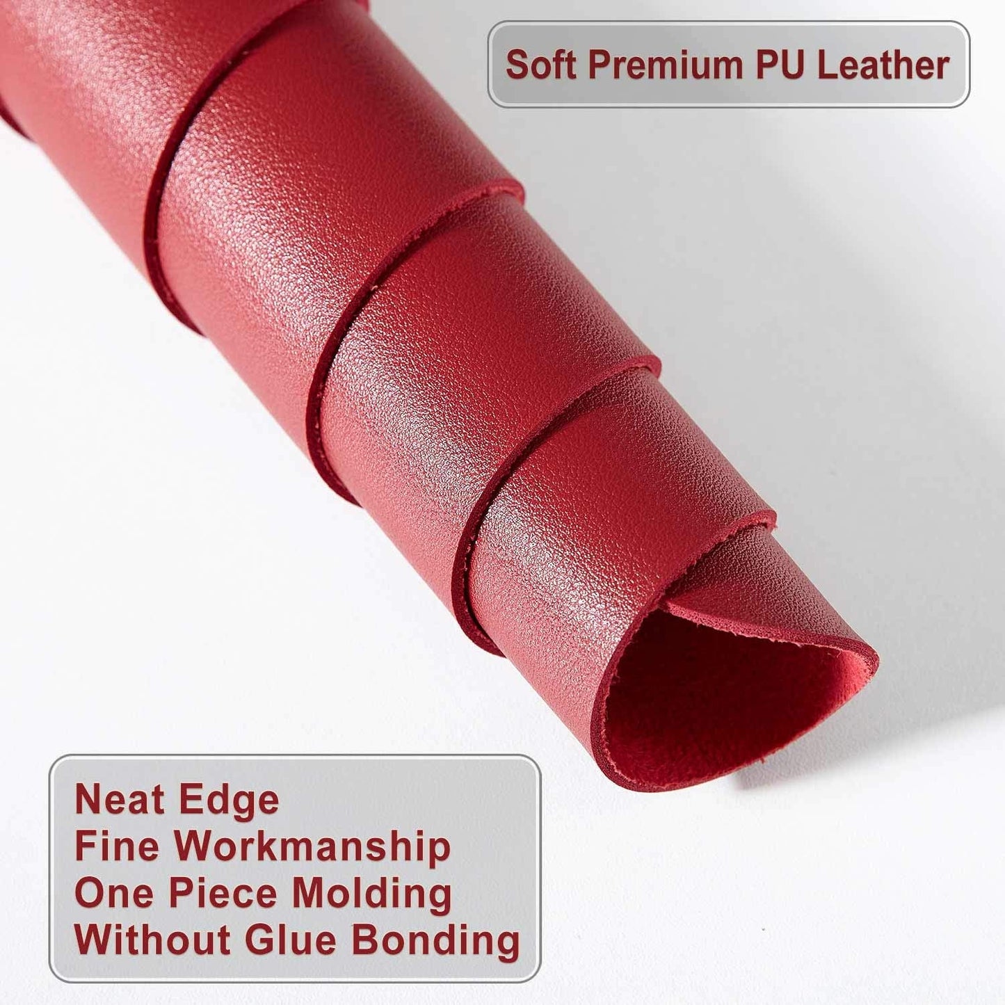 DOBAOJIA Desk Pad Large, Extended Mouse Mat, Large Mouse Pad XXL, Desk Blotter, Laptop Mat, Writing Pad, Desk Mat for Office/Home, PU Leather Waterproof +Suede Non-Slip 35.4" X 16.9"(Wine Red)