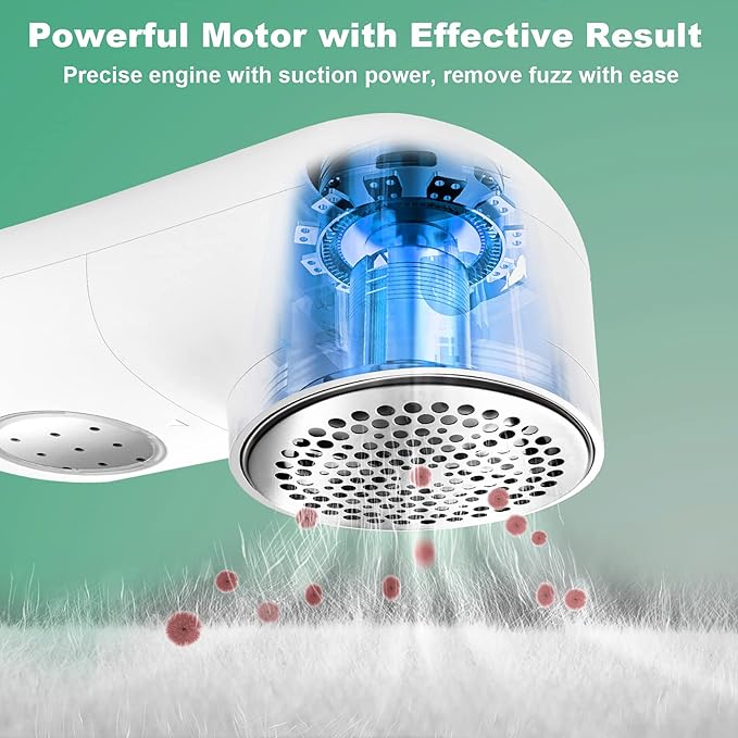 Fabric Shaver, Electric Lint Remover, USB Rechargeable Sweater Shaver, Cordless