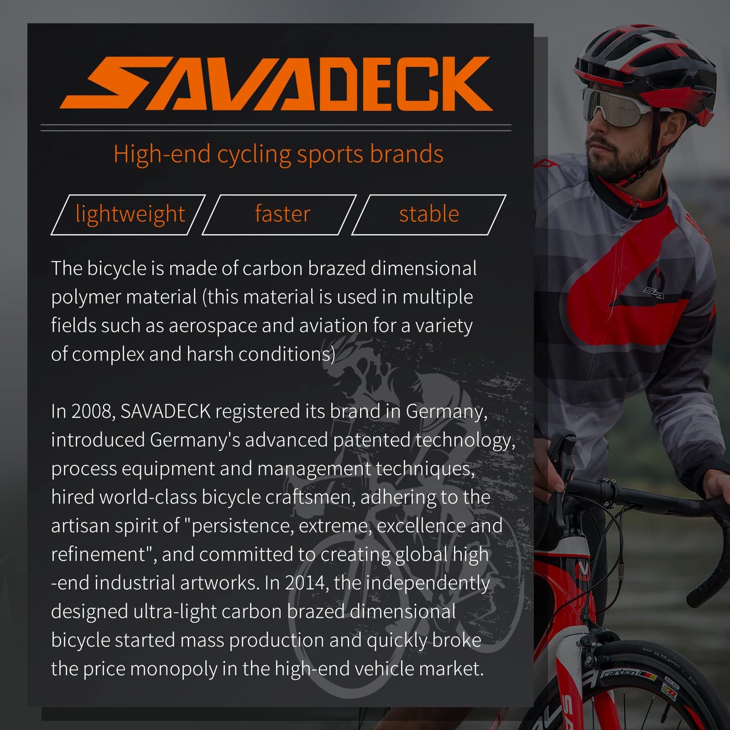 SAVADECK Carbon Disc Road Bike, Integrated Design Racing Bicycle Carbon Frame Carbon Fork with Shimano SORA R3000 Derailleur System 18 Speed Disc Brake Road Bike for Men or Women(White,54cm)