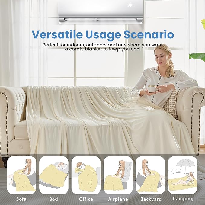 OIGAE Cooling Blanket for Hot Sleepers