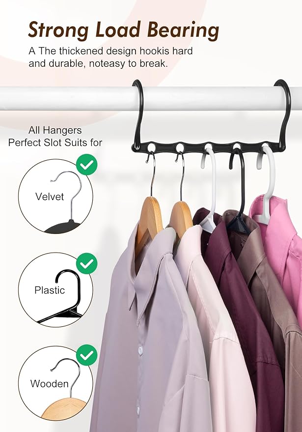 HOUSE DAY Closet Organizers and Storage 12 Pack, College Dorm Room Essentials