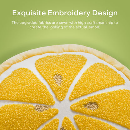 Phantoscope Papaya Shaped Throw Pillow, Fruit Themed Cushion for Couch, Bed and Chair, Pink, 10 x 15 inches