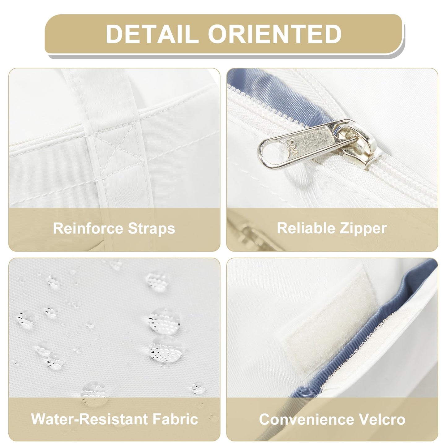 Small Gym Bag 13.78"x6.7"x6.7" Carry On Duffel Bag, Mini Personal Item Bag Lightweight Tote Weekender Overnight Bags for Women and Men Sports, Traveling, Swimming, Yoga (Cream Color)