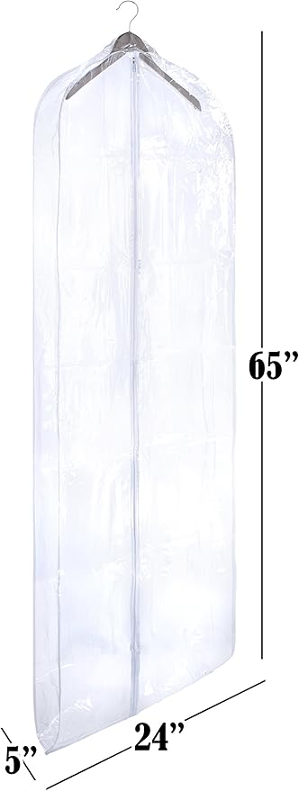 Handy Laundry Clear Vinyl Gown Bag