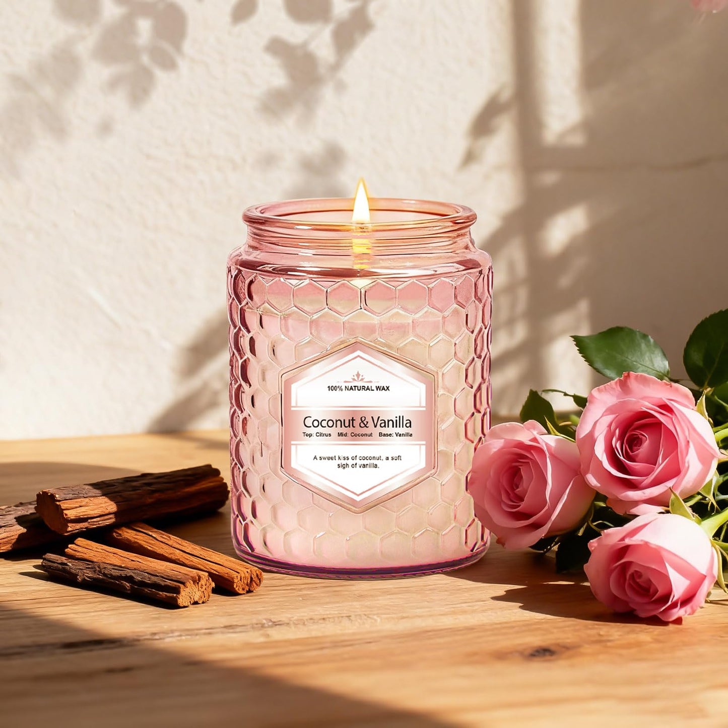 6 Pack Soy Wax Candles Sets, Scented Candles Gifts Sets for Women Birthday Christmas, 5.5 Oz Each Natural Aromatherapy Candles for Home, Spa, Relaxation & Home Decoration