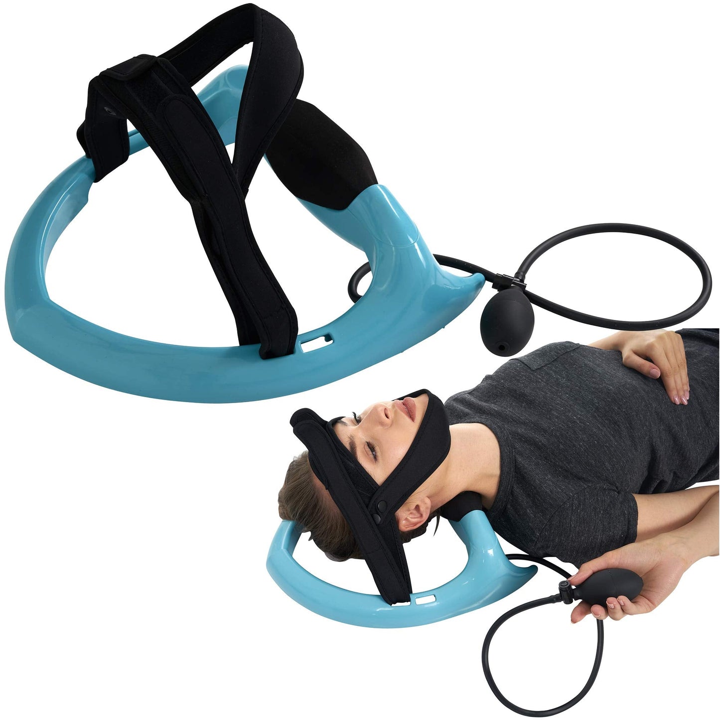 AllSett Health Posture Neck Exercising Cervical Spine Hydrator Pump