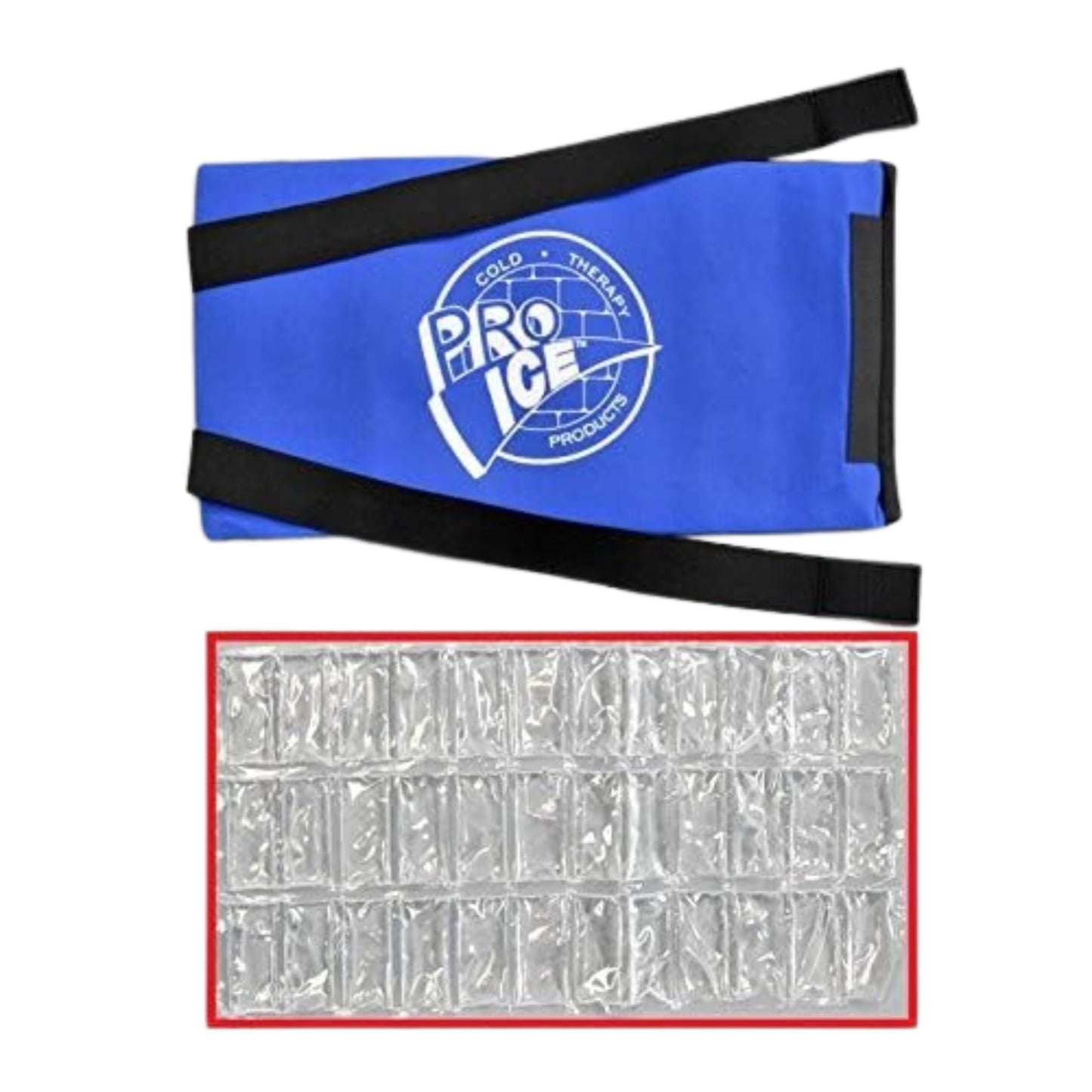 Pro Ice Cold Therapy Ice Pack Body Wrap for Knee, Arms, Hip or Back + Ice Pack Insert for PI 400 & PI-401