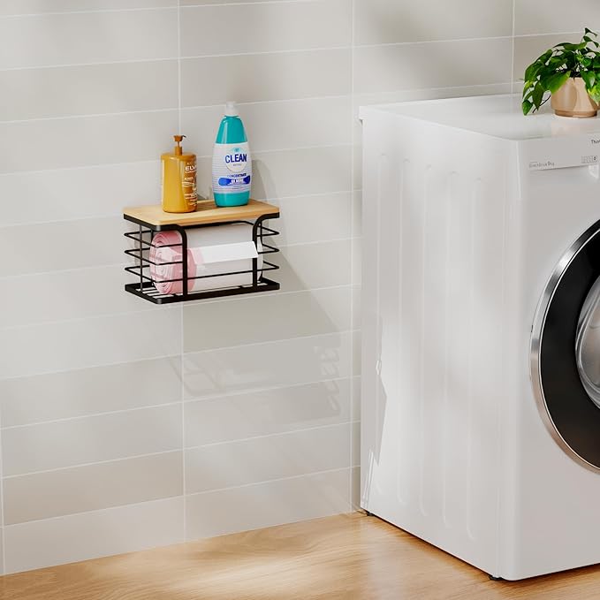 Small Trash Bag Holder, Wall Mount Grocery Bag Holder