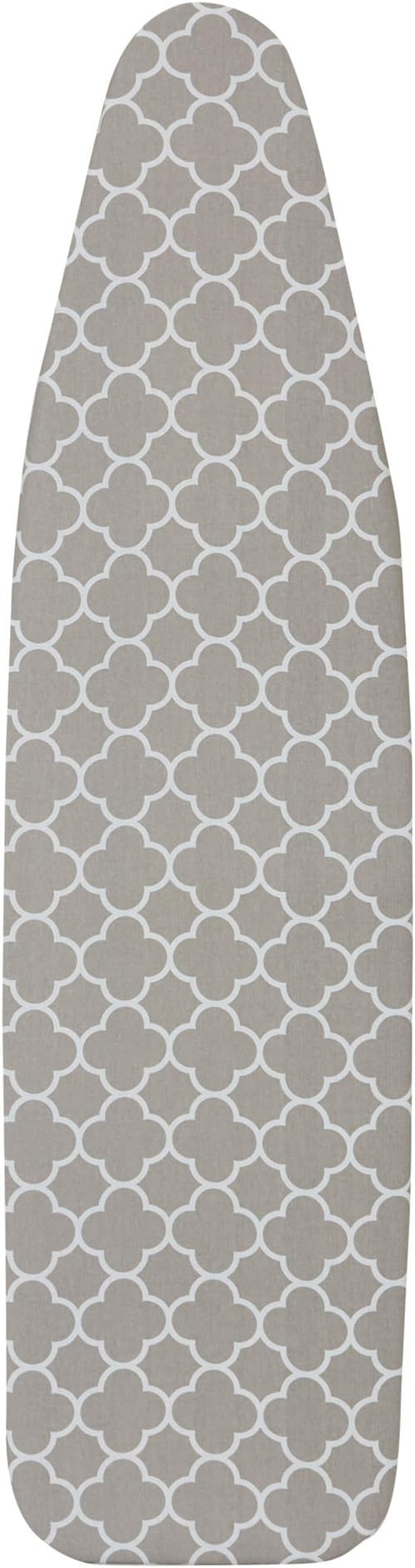 Household Essentials 80098 Ironing Board Cover | 100% Cotton | Gray Trellis
