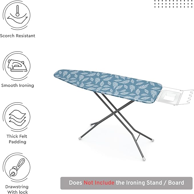 Encasa XO Ironing Board Cover and Pad 49"x18"