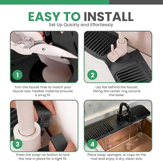 24 Inch Silicone Sink Protectors