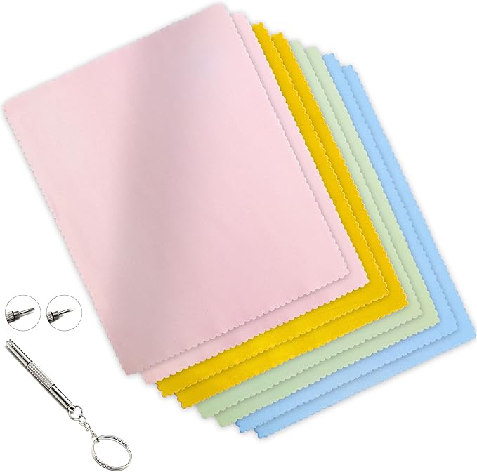 AIMI Assorted Colors Microfiber Cleaning Cloths