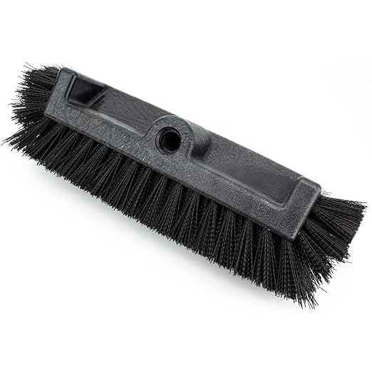 SPARTA Multi-Level Tile Scrub Brush 12" Wide Brush Head, Heavy-Duty Tile
