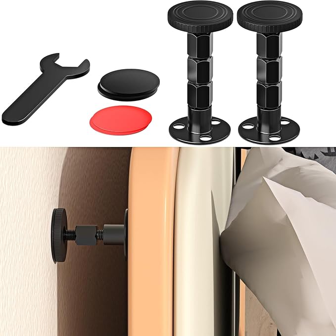 2PCS Adjustable Threaded Bed Frame Anti-Shake Tool, Upgraded Headboard stoppers