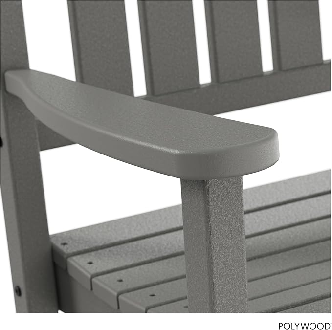 POLYWOOD Presidential Rocking Chair in Slate Grey