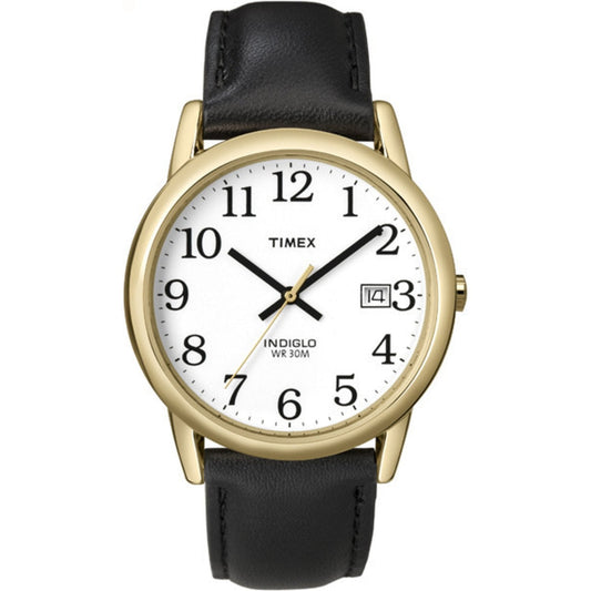 Timex T2H291 Gents Classic Watch with Black Leather Strap