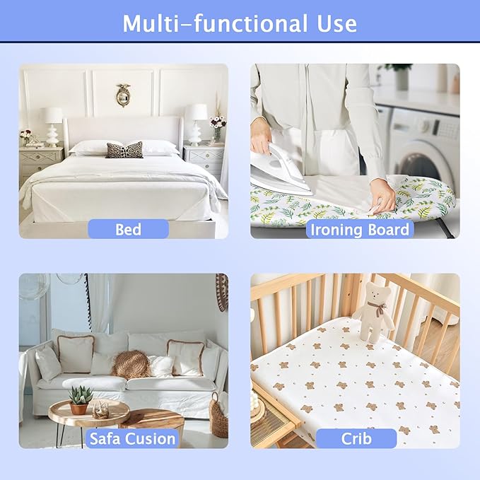SheeChung Ironing Board Cover Clips, Anti-Slip Straps