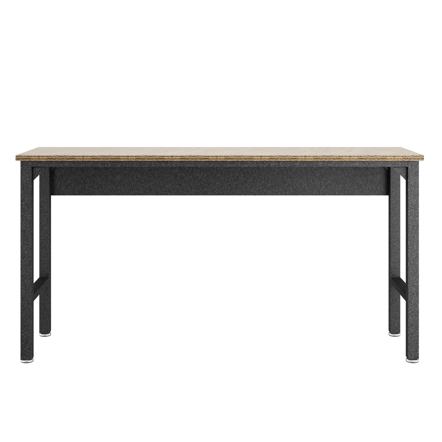 Manhattan Comfort Fortress Garage Work Table, Black/Grey
