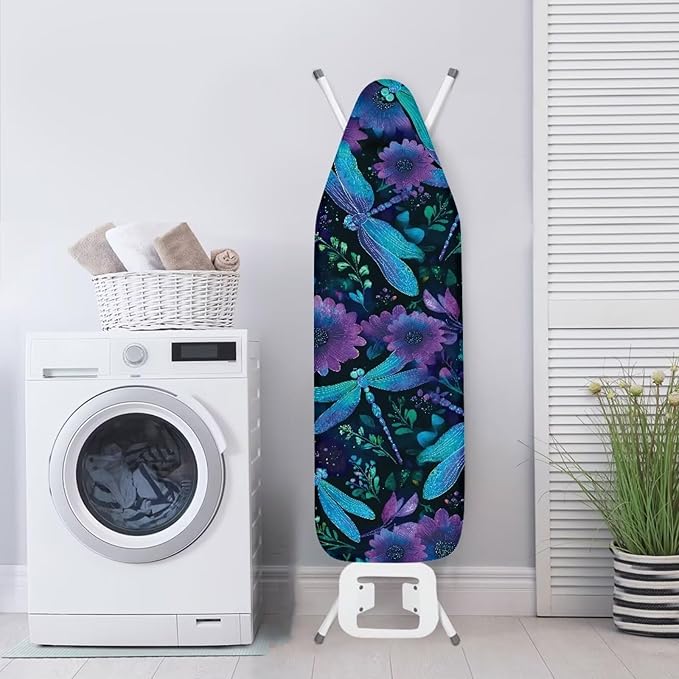 Blue Dragonfly Ironing Board Cover Fits Standard Size Elasticized Edges Home