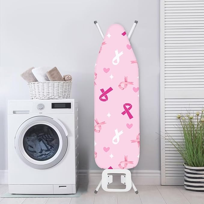 Pink Ribbon Ironing Board Cover