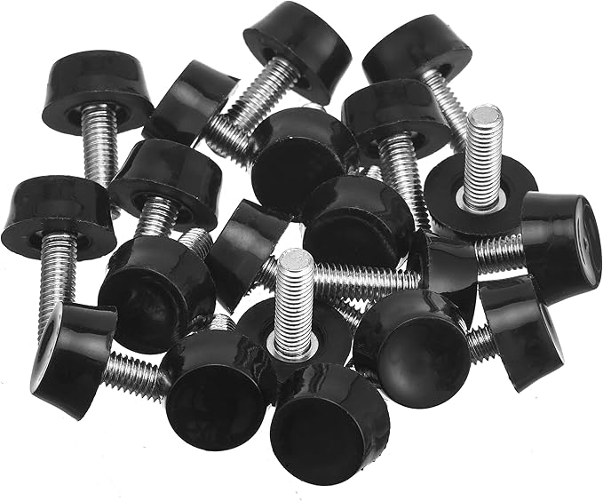M6 Thread Adjustable Furniture Levelers Screw in Threaded  ,