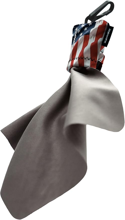 SPUDZ Ultra Microfiber Lens Cleaner – Closable Pouch, Washable –