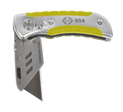C.K T0954 Folding Utility Knife, Silver