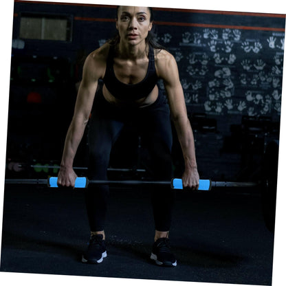 Parliky 2pcs Fitness Supply Dumbbell Handle Pads Barbell Cushion Cover Sheath for Gym Equipment