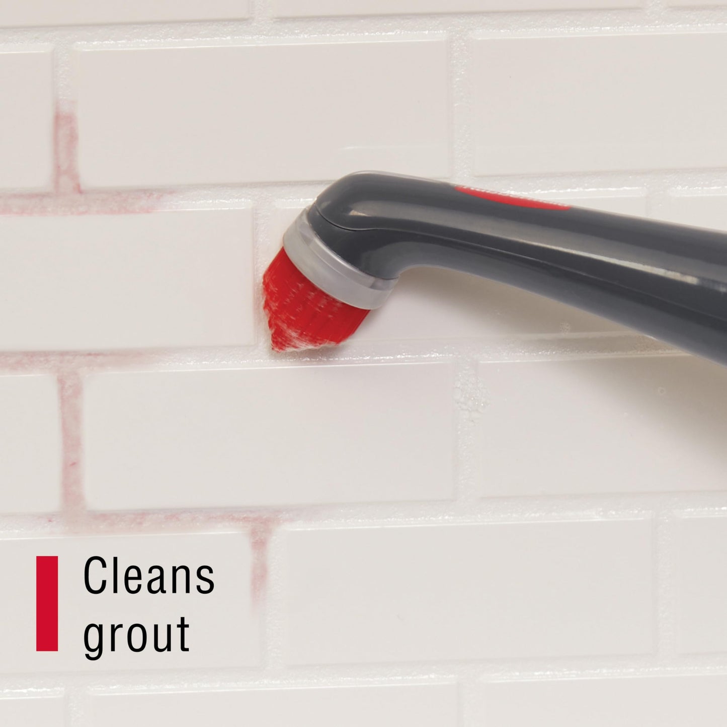 Rubbermaid Reveal Power Scrubber 18-Piece Kit, Cordless Electric Battery Powered Scrub Brush, Water Resistant, for Home/Kitchen/Bathroom/Grout/Tile/Shower/Tub