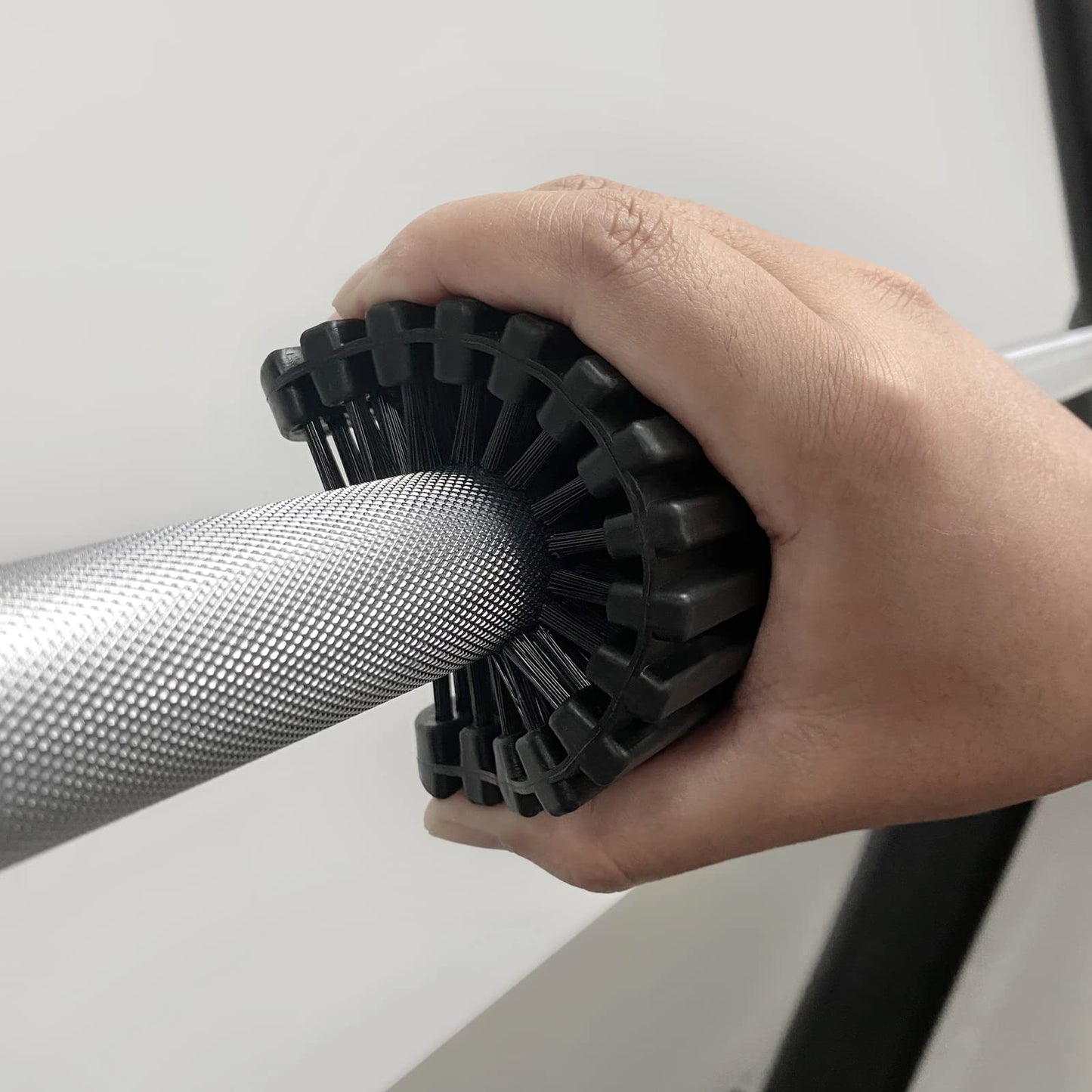 Kreapa Barbell Brush Barbell Cleaning kit barebells Brush Nylon Brush for Cleaning Weighted Bars，Strength Training Bars Cleaning Supplies Stiff Brush
