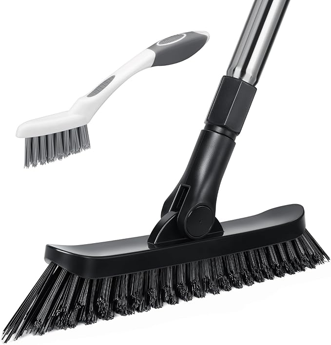 Qaestfy Grout Brush with Long Handle