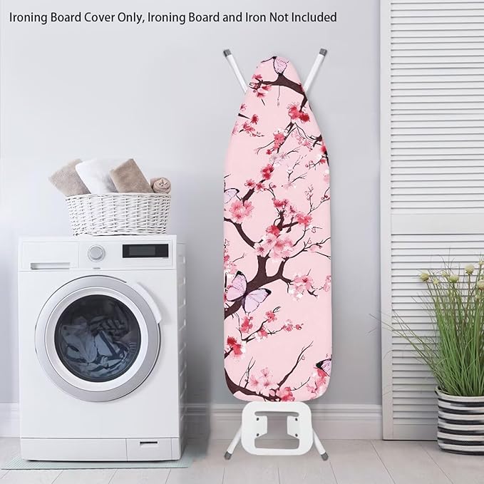 Ironing Board Cover Standard Size 15x54 inch, Hook and Loop Easy to Install and