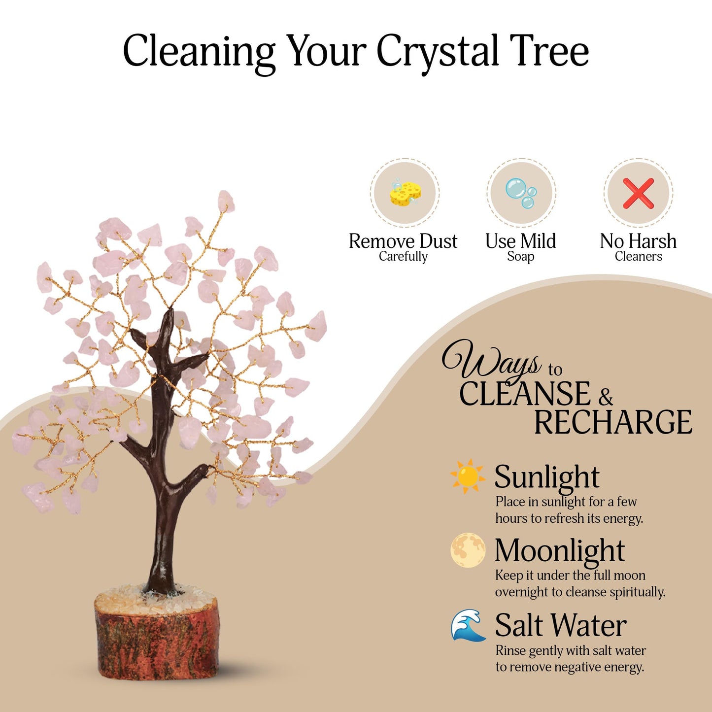 Yatskia Rose Quartz Tree, Crystals and Healing Stones, Birthday Gifts for Women, Pink Room Decor, Crystal Gifts, Ornaments for Living Room, Shelf Decor, Tree of Life Gifts