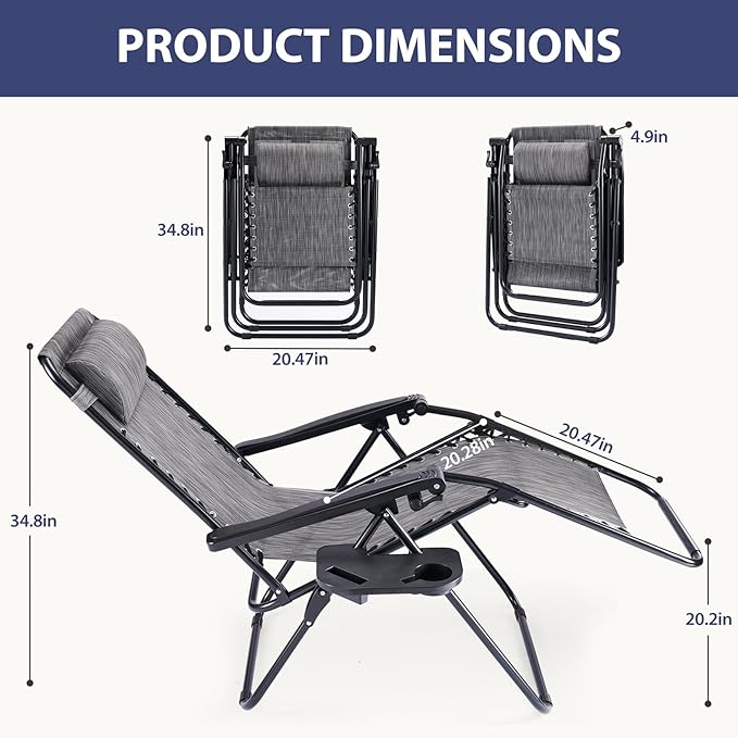 Sweetcrispy Zero Gravity Chairs