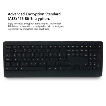 Microsoft Wireless Keyboard & Mouse, Desktop 900 Keyboard with USB for Windows or Mac Computers, Black