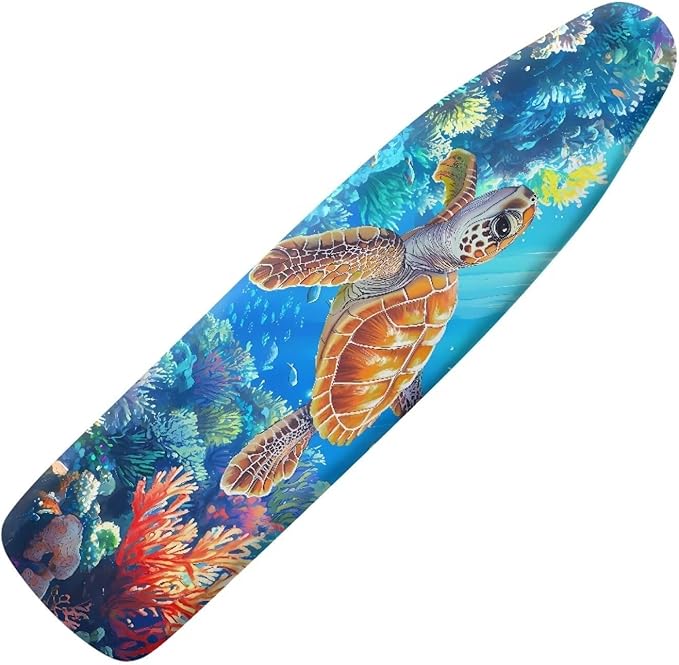 Blue Sea Turtle Ironing Board Cover