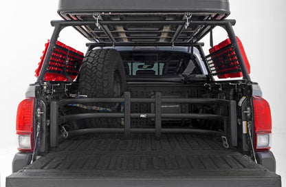 Rough Country Bed Rack Molle Panel Kit for Toyota Tacoma (2005-2023) - Storage Rack for Tools, Accessories & Recovery Gear