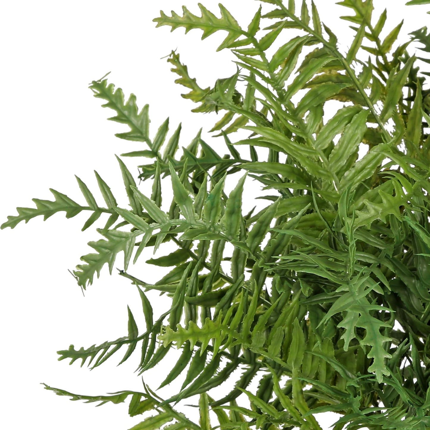 Hollyone 8pcs Fake Fern Stems Bush for Outdoors Indoors 19.6" Boston Ferns Artificial Plants Greenery Stems Faux Shrubs Plant for Garden Farmhouse Front Porch Table Window Box Home Decorations