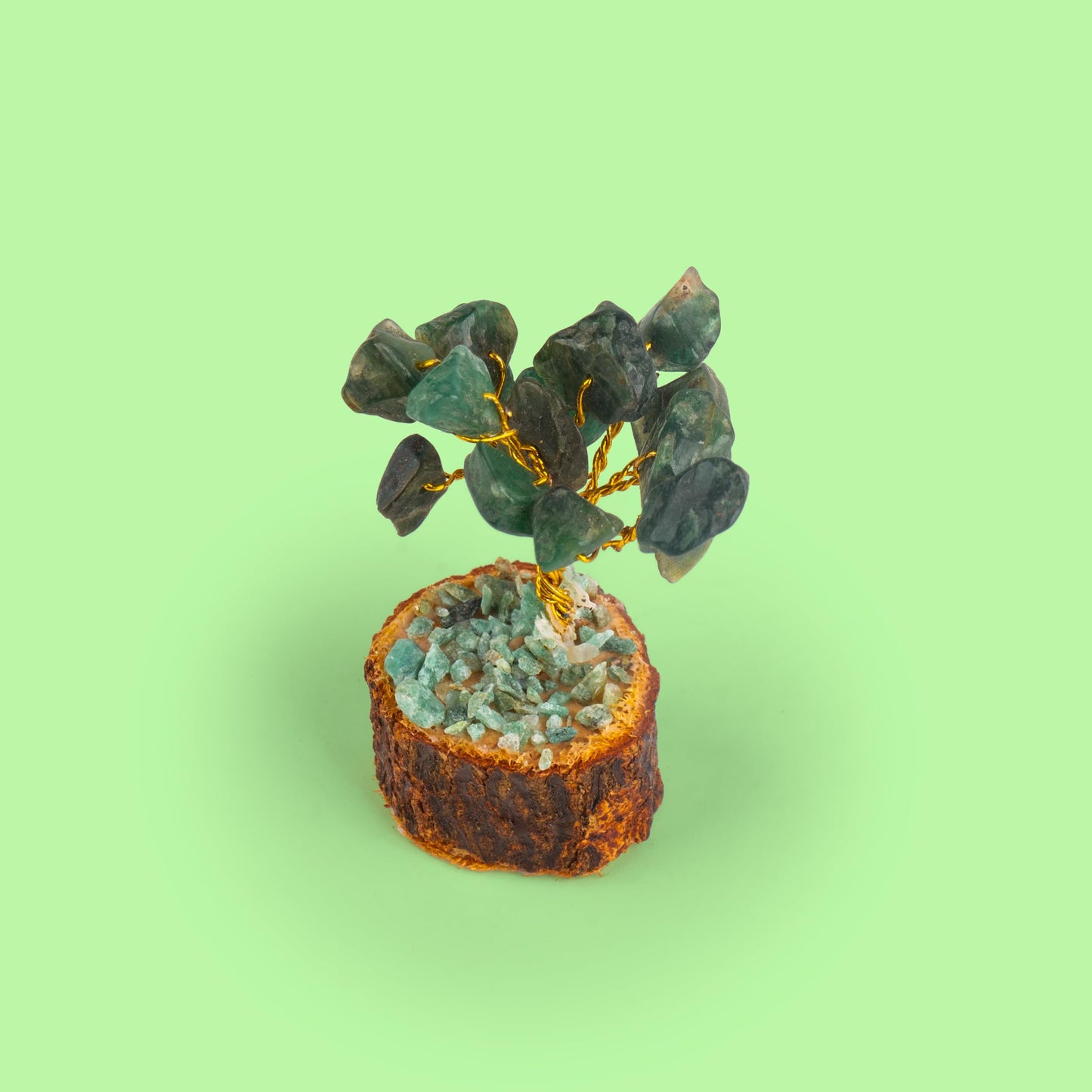 Gemstone Tree Crystal Decorative Handmade Miniture Pedh for Fengshui Vaastu Home Office and Gifting (Crystal Tree)